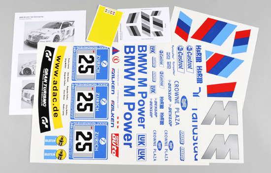 FG Team decals BMW M3 ALMS set