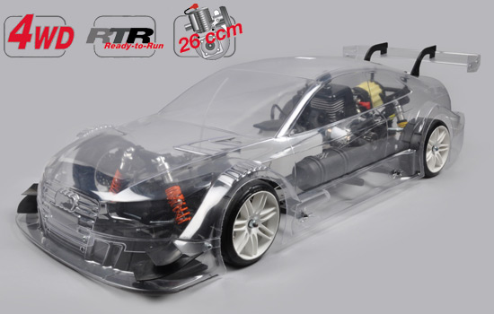 voiture FG 4WD 530 RTR Chassis + Kar. Audi RS5