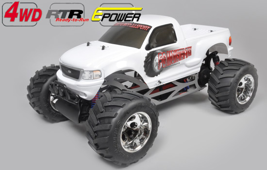 FG Monster Truck Elektro 4wd RTR white