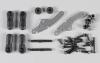 FG Alum. rear axle plate set