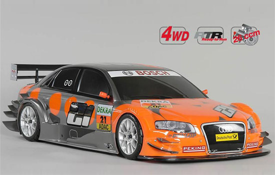 voiture FG 4WD 530 RTR Chassis + Audi A4 Alb. Kar.