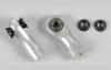 FG Alum. ball-and-socket joint Ø5/M8 (2p)