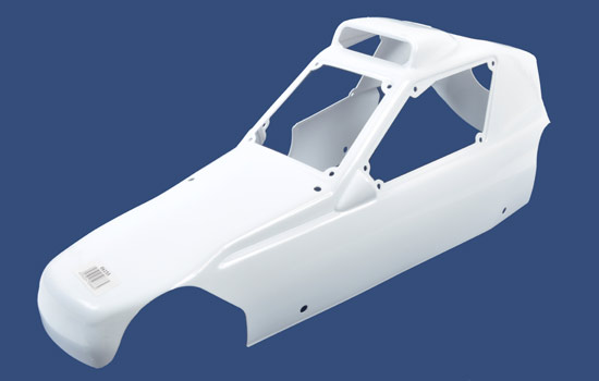 Body Marder, polycarb. white (1p)
