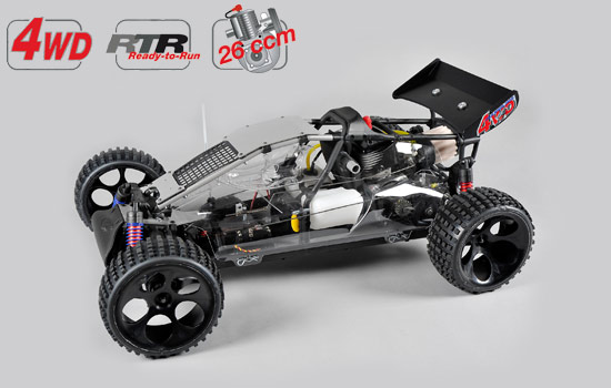 FG Buggy WB535 4WD RTR clear body