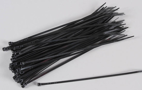 accessoire FG Cable clamps black 2,5x165 (50p)