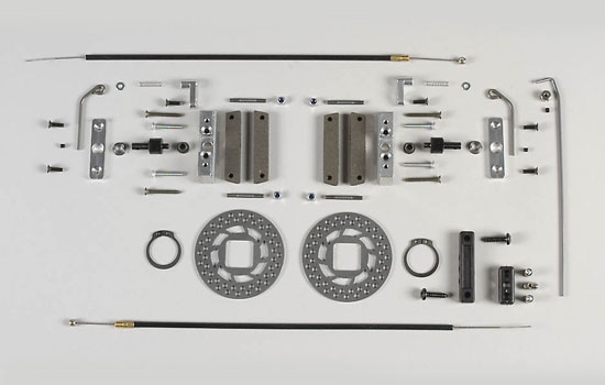 FG Tun.-Scheibenb. vorne 1:5 4WD Set