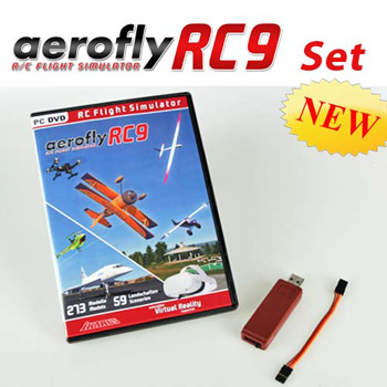 simulateur Ikarus Aerofly RC9 cordon Graupner/Hott
