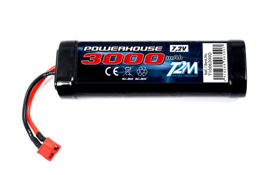 accu T2M NIMH AKKU 3000 MAH 7,2V DEAN