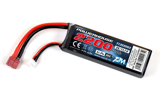 accu T2M Accu LiPo avion 3s 2200mAh 30C