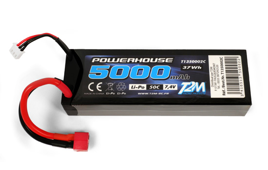 T2M Akku 2S/7.4V 5000 mAh 50C