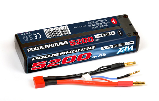 T2M LIPO 2S/7,4V/30C 5200 MAH DEAN/XH