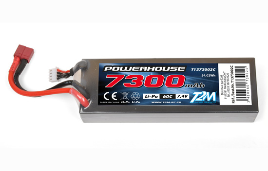 t2m Akku Li-Po 7300 60C 7,4V