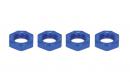 T2M Ecrou alu 17mm Bleu (4p)