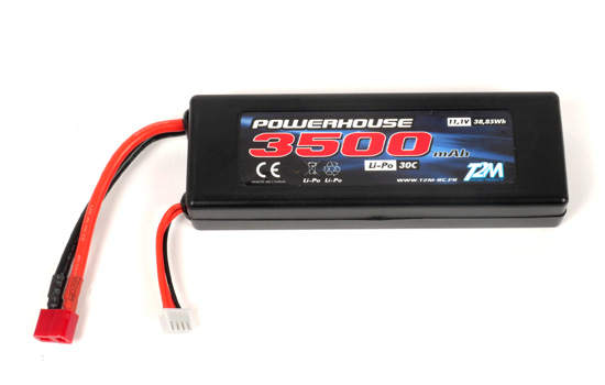 voiture T2M Accu LI-PO 3S 3500mah 30C