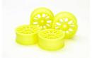 Tamiya Jantes type BBS 24mm +2 jaune