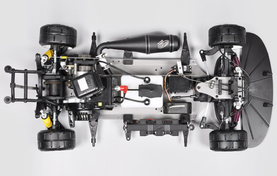FG Modellsport 1:5 Karosserie Set lackiert und beklebt Audi A4 DTM Albers