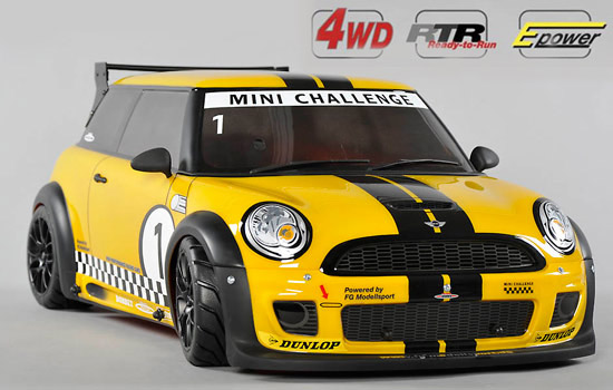 voiture FG 4WD 510E RTR Chassis + Trophy gelb Kar.